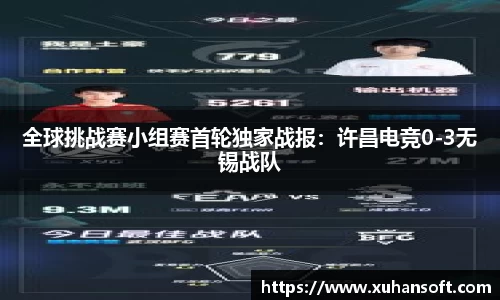 全球挑战赛小组赛首轮独家战报：许昌电竞0-3无锡战队